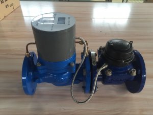 防水型大口徑智能水表控制閥門